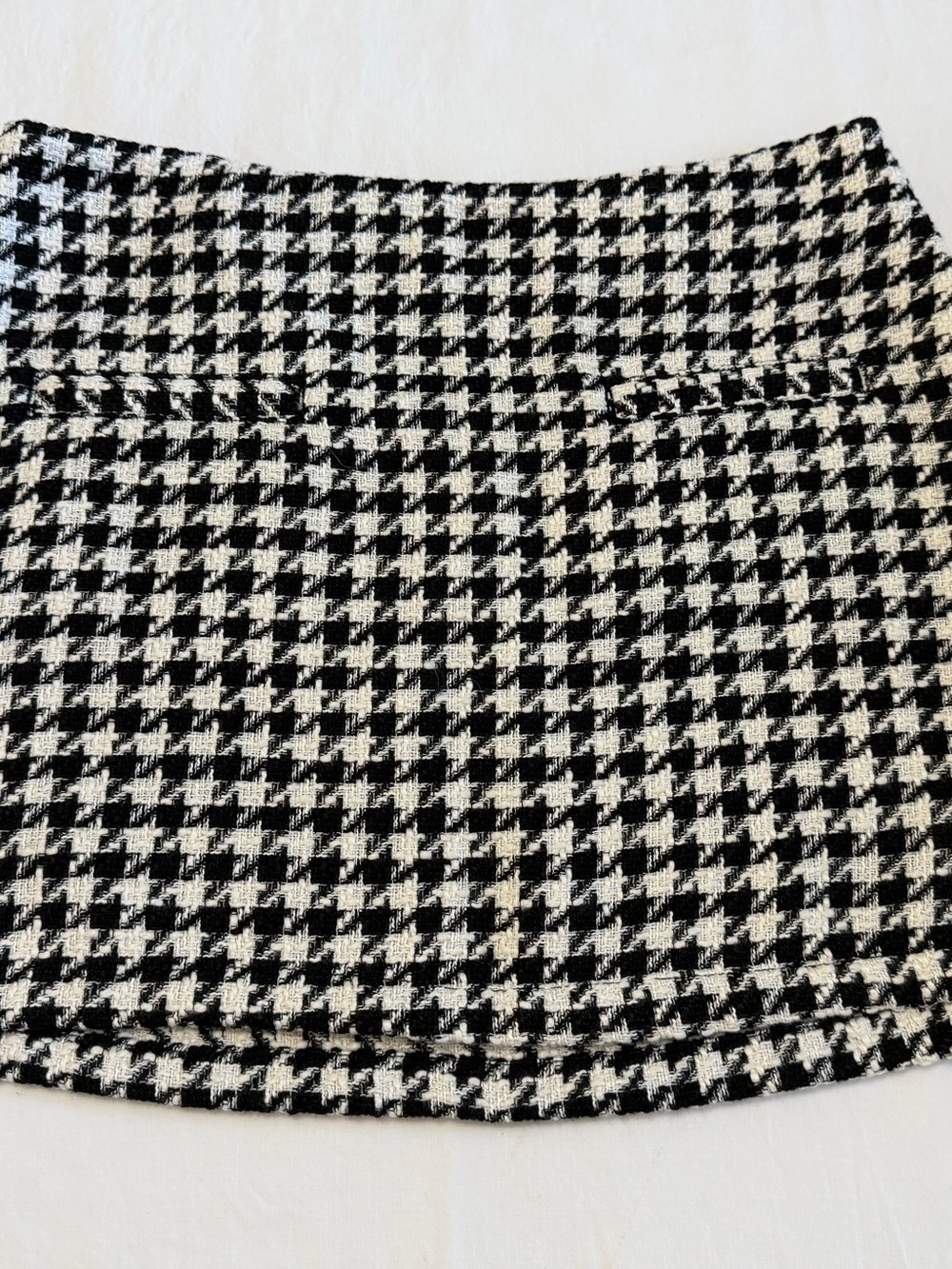 A New Day Houndstooth Mini Skirt NWT